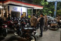 Jajaran Polresta Barelang Tangkap 144 unit motor di Kota Batam pada malam Razia gabungan, Minggu (11/8/2024). Matapedia6.com/Dok Polresta