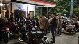 Jajaran Polresta Barelang Tangkap 144 unit motor di Kota Batam pada malam Razia gabungan, Minggu (11/8/2024). Matapedia6.com/Dok Polresta