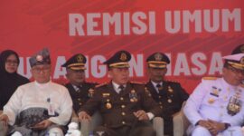 Sebanyak 464 Narapidana di Rumah Tahanan (Rutan) Kelas IIA Batam dapat Remisi, remisi diserahkan secara simbolis Wali Kota Batam, Sabtu (17/8/2024). Matapedia6.com/Dok Rutan