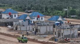 Rumah baru untuk warga terdampak Pembangunan Rempang Eco-City. Foto;Humas BP Batam