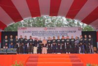Badan Pengawas Pemilihan Umum (Bawaslu) Kabupaten Natuna, melaunching pengawasan partisipatif Pemilihan Kepala Daerah (Pilkada) tahun 2024, di Alun-alun Pantai Piwang, Ranai, Minggu (25/8/2024). Matapedia6.com/Diskominfo