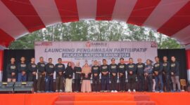 Badan Pengawas Pemilihan Umum (Bawaslu) Kabupaten Natuna, melaunching pengawasan partisipatif Pemilihan Kepala Daerah (Pilkada) tahun 2024, di Alun-alun Pantai Piwang, Ranai, Minggu (25/8/2024). Matapedia6.com/Diskominfo