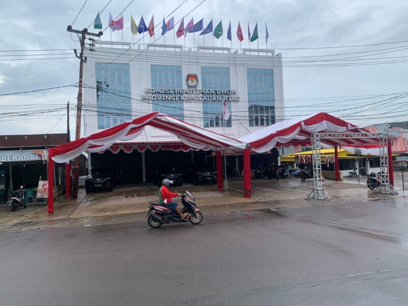 Kantor KPU Provinsi Kepri di Tanjungpinang