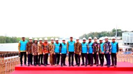 Peresmian PLTS _ground-mounted_ di Kawasan Industri Kota Bukit Indah. Foto;PLN Batam