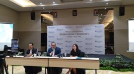 Manejemen Wyndham Panbil konferensi pers, Kamis (1/8). Foto:rega/matapedia