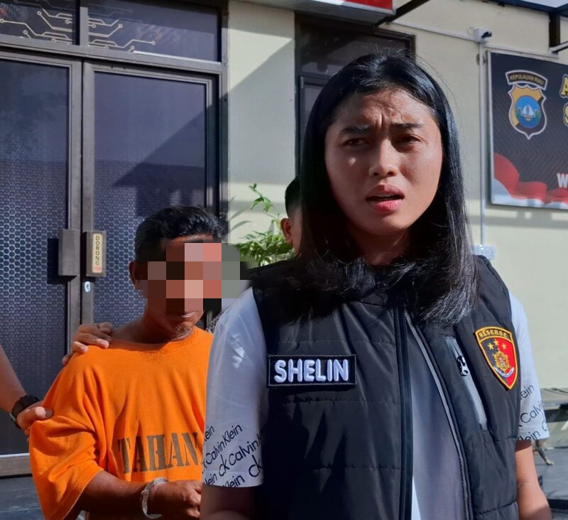 Kanit Perlindungan Perempuan dan Anak (PPA) Polresta Barelang, Ipda Shelin Angelina saat memberikan keterangan kepada awak media, Kamis (7/8/2024). Matapedia6.com/Luci