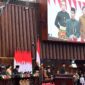 Presiden Joko Widodo menyampaikan pidatonya pada Sidang Tahunan MPR RI dan Sidang Bersama DPR RI dan DPD RI dalam rangka peringatan Hari Ulang Tahun ke-79 Kemerdekaan Republik Indonesia di Gedung Nusantara, Jakarta, Jumat (16/8/2024).Matapedia6.com/Dok Setneg