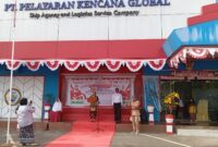 Lisa Yulia membacakan proklamasi, Sabtu (17/8). Foto:Rega/matapedia