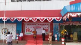 Lisa Yulia membacakan proklamasi, Sabtu (17/8). Foto:Rega/matapedia