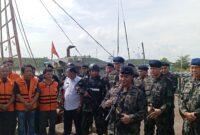 Direktur Jenderal Pengawasan Sumber Daya Kelautan dan Perikanan (PSDKP), Dr Pung Nugroho Saksono, (Ipunk) saat konferensi pers di PSDKP Batam, Rabu (21/8/2024). Foto:rega/matapedia
