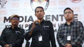 Ketua KPU Kota Batam Mawardi, saat memberikan keterangan mengenai tahapan Pilkada di Kota Batam beberapa waktu lalu. Matapedia6.com/ Istimewa