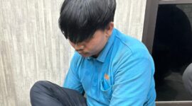 Pelaku pemerasan mantan pacar yang diamankan Polresta Barelang, Selasa (10/9/2024). Matapedia6.com/ Istimewa
