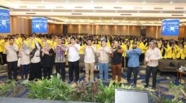 Wako Batam saat hadir dalam acara orientasi mahasiswa UT pada Sabtu (7/9). Foto:Diskominfo