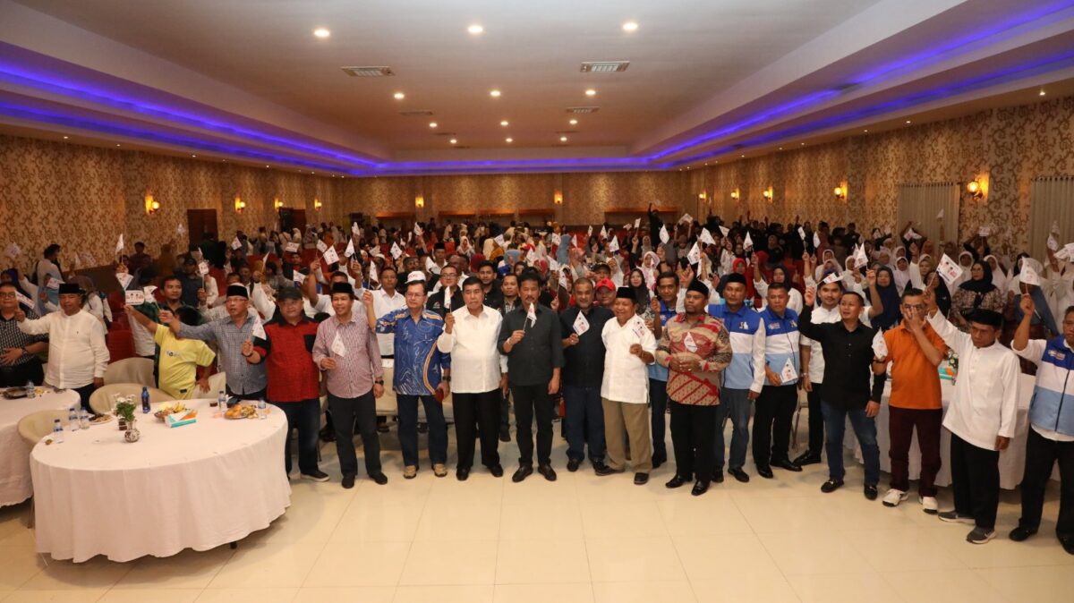Deklarasi dukungan warga Nongsa. Foto:Istimewa