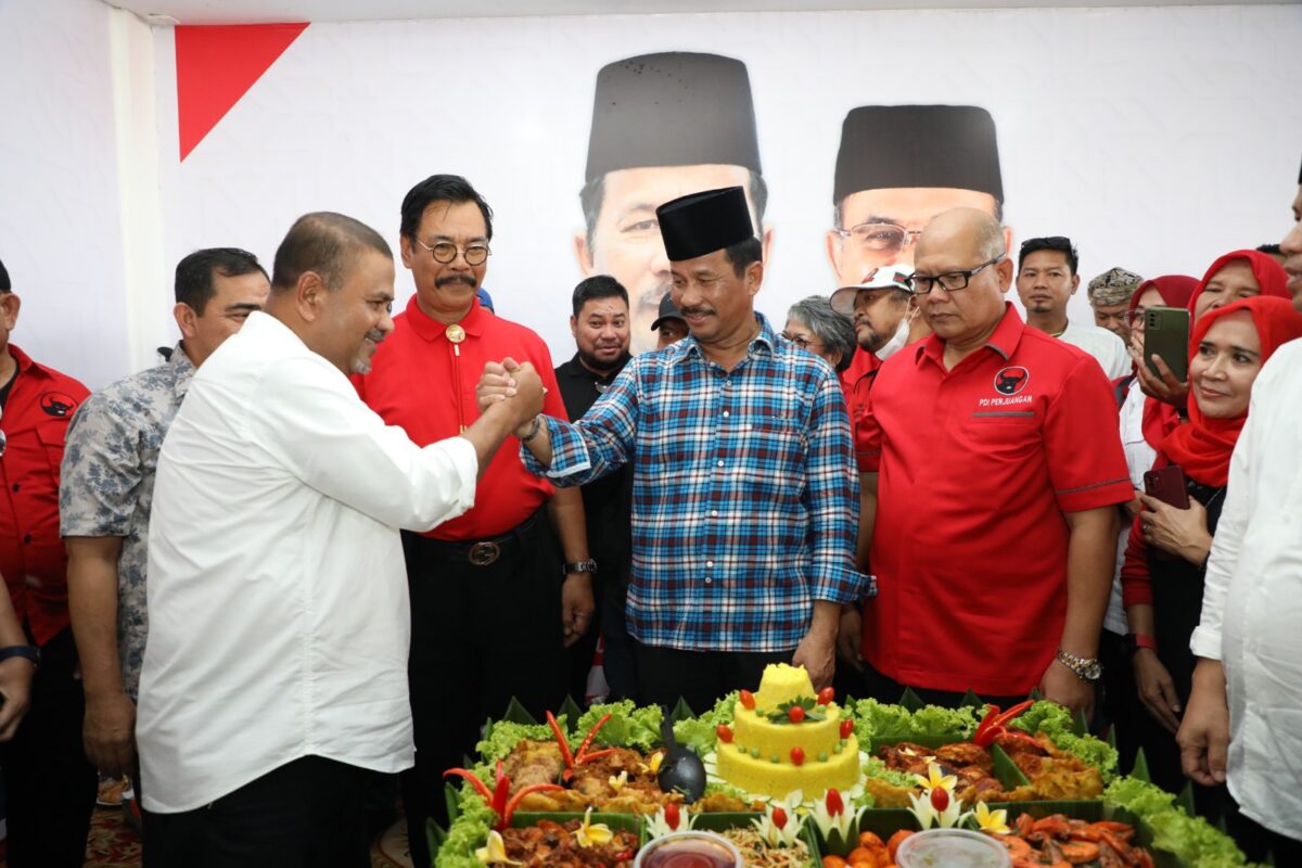 Rumah pemenangan Rudi-Rafiq, Minggu (1/9). Foto:Istimewa