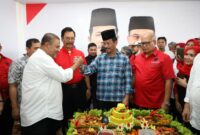 Rumah pemenangan Rudi-Rafiq, Minggu (1/9). Foto:Istimewa