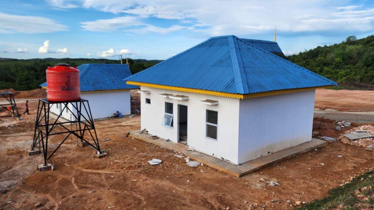 Rumah baru warga Rempang. Foto:Humas BP Batam