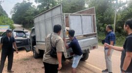 Tim Unit I Sisidik Subditgakkum Ditpolairud Polda Kepri saat menangkap mobil pick up penyelundup Bahan Bakar Minyak (BBM) bersubsidi jenis minyak tanah di wilayah Kota Batam, Jumat (30/8/2024) lalu. Matapedia6.com/Dok Humas Polda