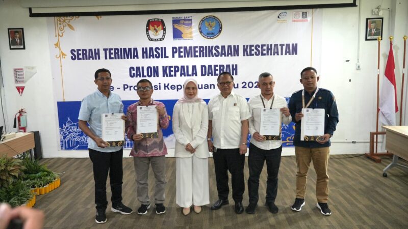 RSBP serahkan hasil kesehatan. Foto;Istimewa