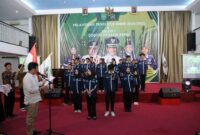 Rudi lantik mahasiswa dan ajak kontribusi bangun Kepri, Sabtu (7/9). Foto;Ist/matapedia