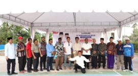 Doa masyarakat iringi langkah Rudi-Rafiq ke Pilgub Kepri, Minggu (8/9). Foto:Ist