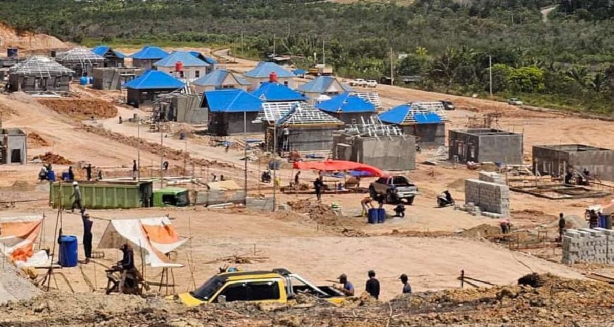 Rumah warga Rempang. Foto:Ist