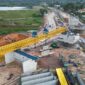 Pengerjaan jembatan layang Sei Ladi Batam. Foto:Ist