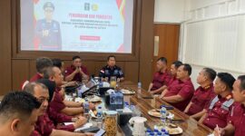 Kepala Kantor Wilayah Kementerian Hukum dan Hak Asasi Manusia Kepulauan Riau, I Nyoman Gede Surya Mataram, berikan arahan kepada seluruh Kasatker se-Kepri, Kamis (12/9/2024).Matapedia6.com/Dok Lapas Batam