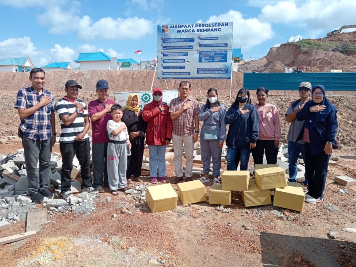 Warga Rempang Eco-City. Foto:Ist 