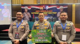 Dirlantas Polda Kepri Kombes Pol Tri Yulianto yang di wakili oleh Kasi Fasmat Subdit Regident Ditlantas Polda di Kepri di Ballroom Hotal Ciputra Jakarta, Rabu (18/9/2024).Dok Ditlantas Polda Kepri