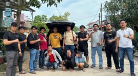 Dua pelaku penikaman ditangkap buser Polresta Barelang dan Polsek Sagulung. Foto:Dok/Polsek