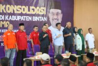 Ribuan kader dan simpatisan Bintan siap menangkan Rudi-Anur. Foto:Ist