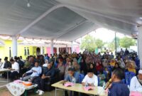 Gelar Tepuk Tepung Tawar, Masyarakat Desa Penaga Bintan doakan kemenangan Rudi-Aunur, Minggu (22/9). Foto:Dok/DN-matapedia