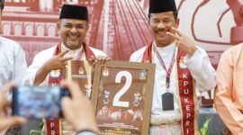 Pasangan Rudi-Aunur nomor 2 di Pilgub Kepri. Foto:Ist