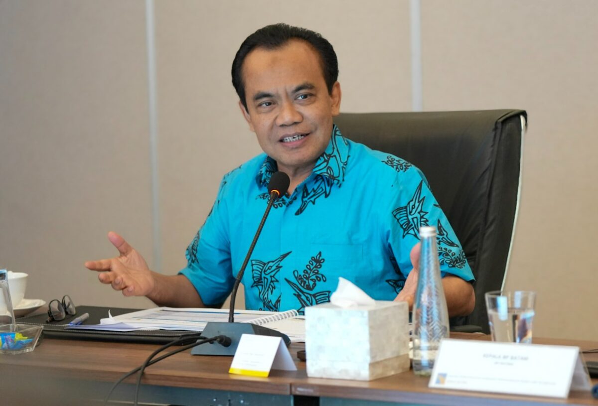 Sekretaris Kementerian Koordinator Bidang Perekonomian selaku Ketua Tim Teknis Dewan Kawasan Batam, Susiwijono Moegiarso. Foto:Dok/Humas BP Batam