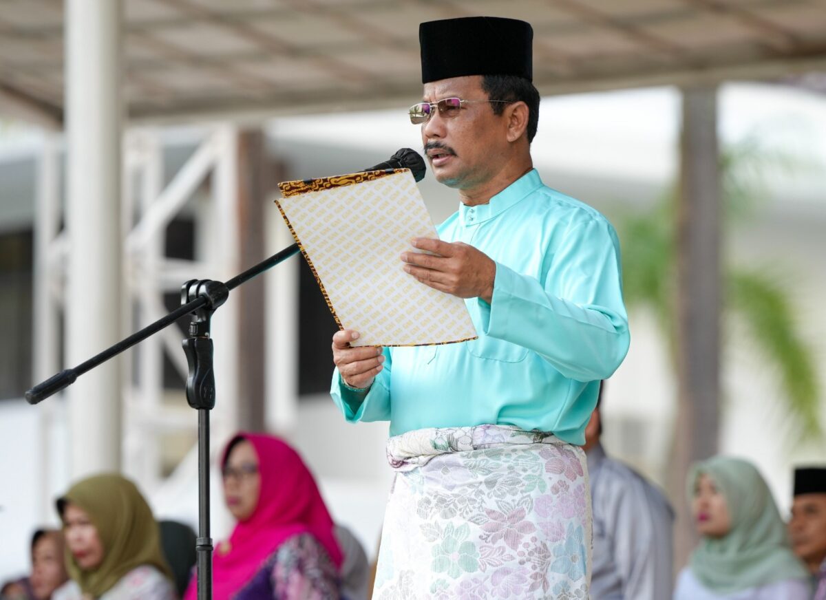 Muhammad Rudi saat peringati Hari jadi provinsi Kepri, Selasa (24/9/2024). Foto:Ist