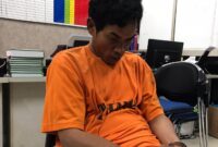 Muhammad Ali Rokan (33) pelaku penusukan pengemudi mobil Daihatsu Raize merah BP 1502 CR di jalan Sei Ladi Kota Batam, Selasa (24/9/2024). Matapedia6.com/ Istimewa