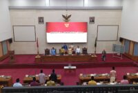 Dewan Perwakilan Rakyat Daerah (DPRD) menggelar rapat paripurna, agendanya pembentukan dan penetapan alat kelengkapan DPRD Kota Batam masa jabatan 2024-2029, Jumat (27/9/2024). Matapedia6.com/Luci