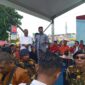 Pasangan Calon Gubernur Kepri Muhammad Rudi-Aunur Rafiq launching Kampaye perdana di Posko pemenangan di Sei Panas, Kota Batam Provinsi Kepri dan dihadiri seluruh partai pendukung dan juga anggota DPRD Kepri dan Kota Batam, Sabtu (28/9/2024). Matapedia6.com/Luci