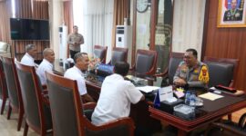 Persatuan Purnawirawan dan Warakawuri TNI-Polri (PEBARI) audiensi dengan Polda Kepri, Jumat (27/9/24). Matapedia6.com/ Dok Polda Kepri