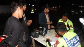 Tim gabungan Polresta Barelang dan Polsek Jajaran sisir beberapa tempat dan amankan 106 Motor Pengguna knalpot brong, Minggu (29/9/2024). Matapedia6.com/ Dok Humas Polresta