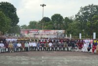 Kodim 0316 Batam Gelar Lomba Gerak Jalan Tingkat SMA dalam rangka memperingati HUT TNI ke-79, di Lapangan Temenggung Abdul Jamal, Minggu (29/2024). Matapedia6.com/Dok Humas Kodim 0316