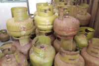 Gas elpiji di salah satu pangkalan wilayah Sagulung, Selasa (17/9/2024). Foto:Zalfi/matapedia