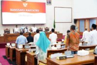 Rapat paripurna DPRD Kota Batam, Selasa (23/9). Foto: Diskominfo