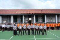 Karutan bersama jajaran usai upacara Pancasila 1 Oktober 2024. Foto:Dok/pribadi-untuk matapedia