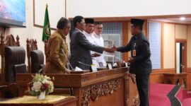 Dewan Perwakilan Rakyat Daerah (DPRD) Kota Batam, gelar Rapat paripurna dengan agenda laporan hasil pembahasan panitia khusus (Pansus) Peraturan DPRD tentang Tata Tertib (Tatib) masa jabatan 2024-2029, dilaksanakan di ruang sidang utama kantor Dewan, Senin (30/9/2024). Matapedia6.com/Dok Humas DPRD