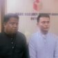 Ketua Bawaslu Batam, Antonius Itoloha Gaho dan Koordinator Divisi Pencegahan, Partisipasi, dan Humas (P2H) Bawaslu Kota Batam, Zainal Abidin. Matapedia6.com/Luci
