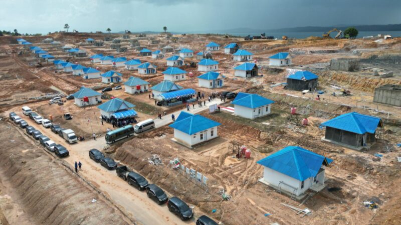 Rumah baru warga yang terdampak proyek Eco City. Foto:Dok/Humas BP Batam