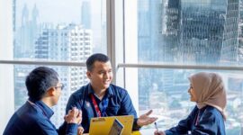 Karyawan Telkom. Foto:Istimewa