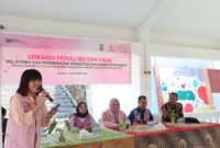 Srikandi PLN Batam berikan pelatihan kader Posyandu beberapa hari lalu. Foto:Dok/Humas PLN